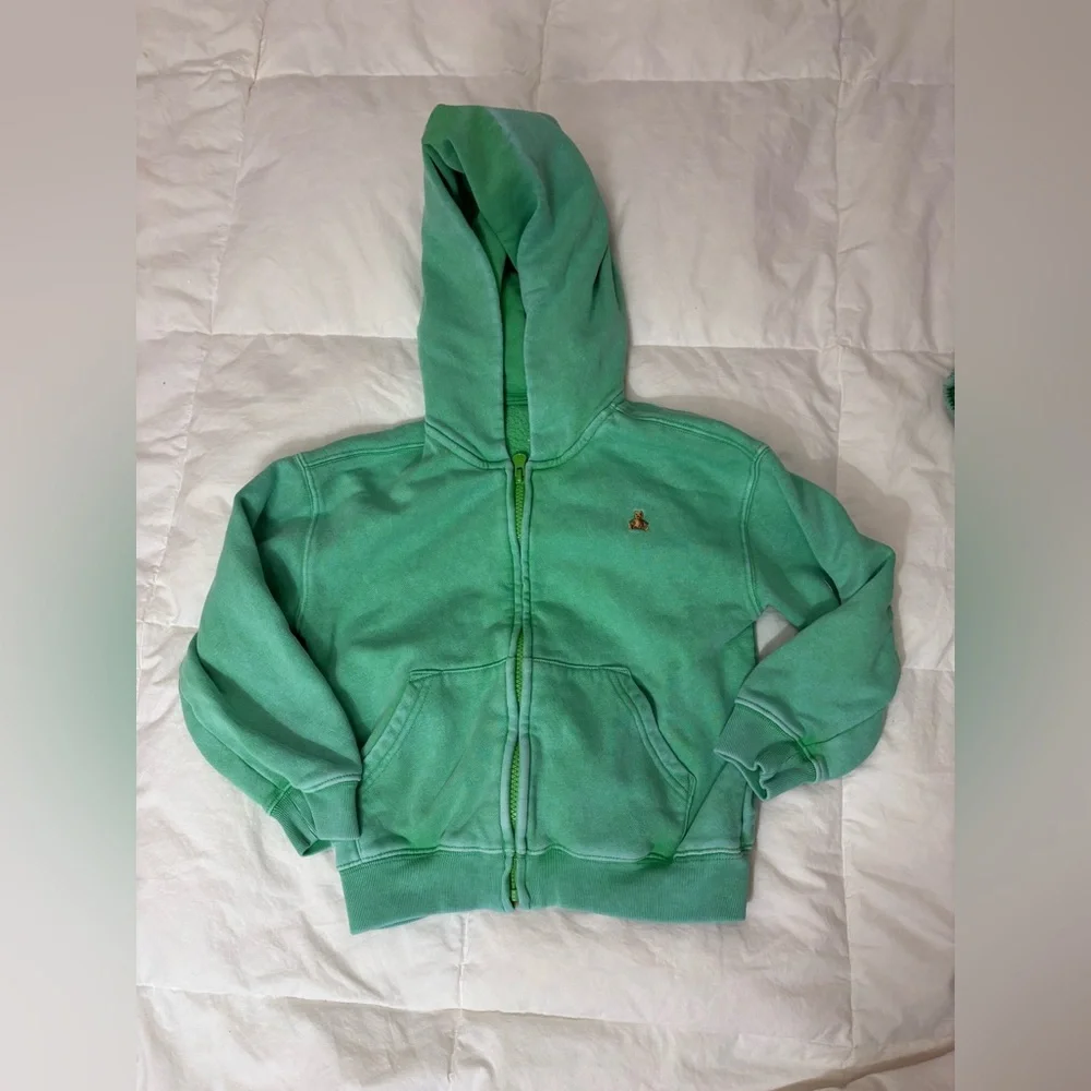 5 year old Green Hoodie and Sweatpants Set - Picture 5 of 8